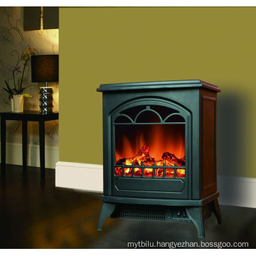 freestanding electric fireplace